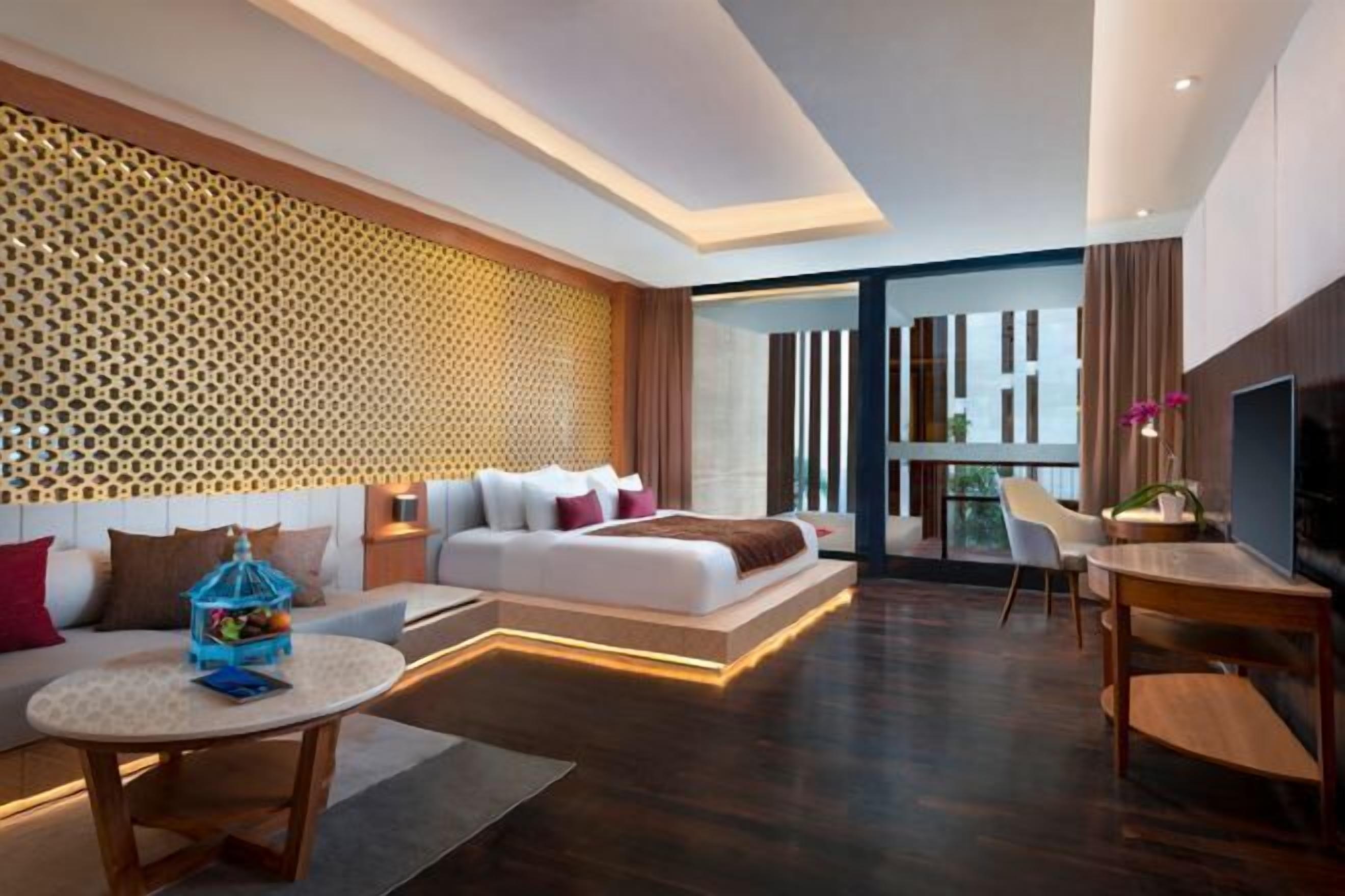 1 makuuhuone, ylelliset vuodevaatteet, memory foam -patjalliset sängyt