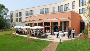 Blick von der Unterkunft