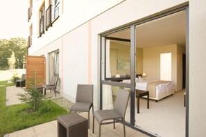 1 habitación, minibar, caja de seguridad en la habitación y escritorio 