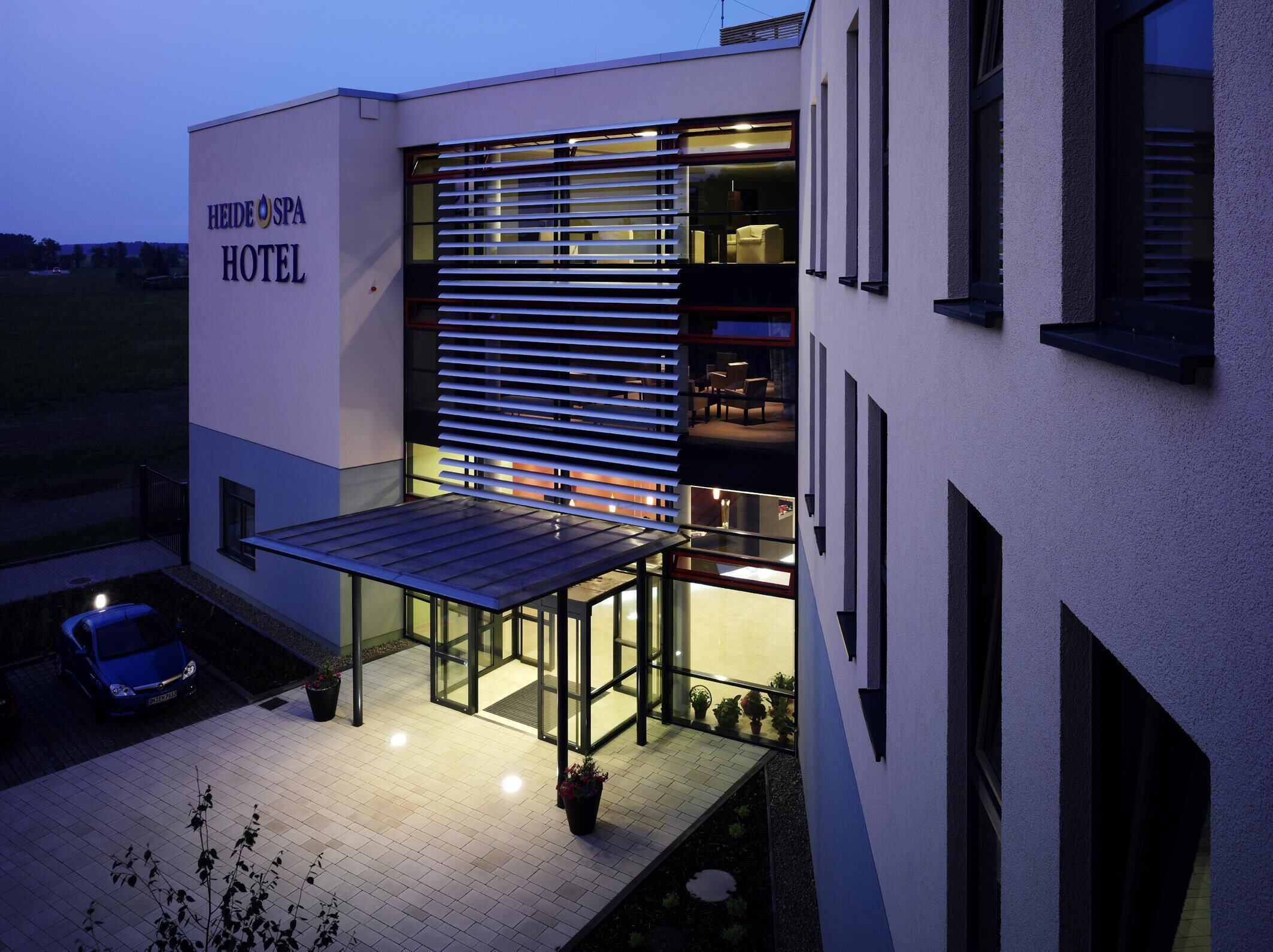 Blick von der Unterkunft