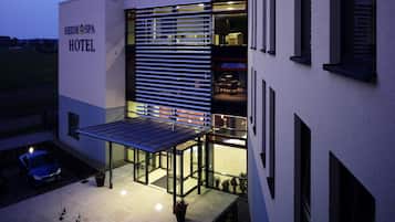 Blick von der Unterkunft