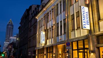 Front of property – evening/night