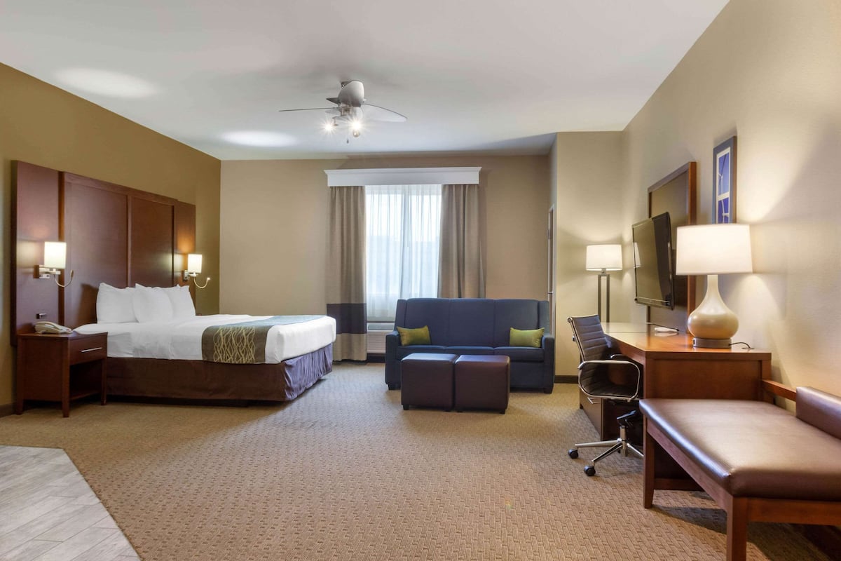 Suite, 1 Katil Raja (King) dengan Katil Sofa, Non Smoking | Peti besi dalam bilik, meja, seterika/papan seterika, Wi-fi percuma