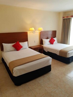 Down comforters, desk, iron/ironing board, free WiFi