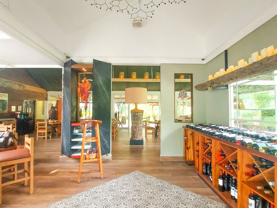 Lunch and dinner served, local cuisine