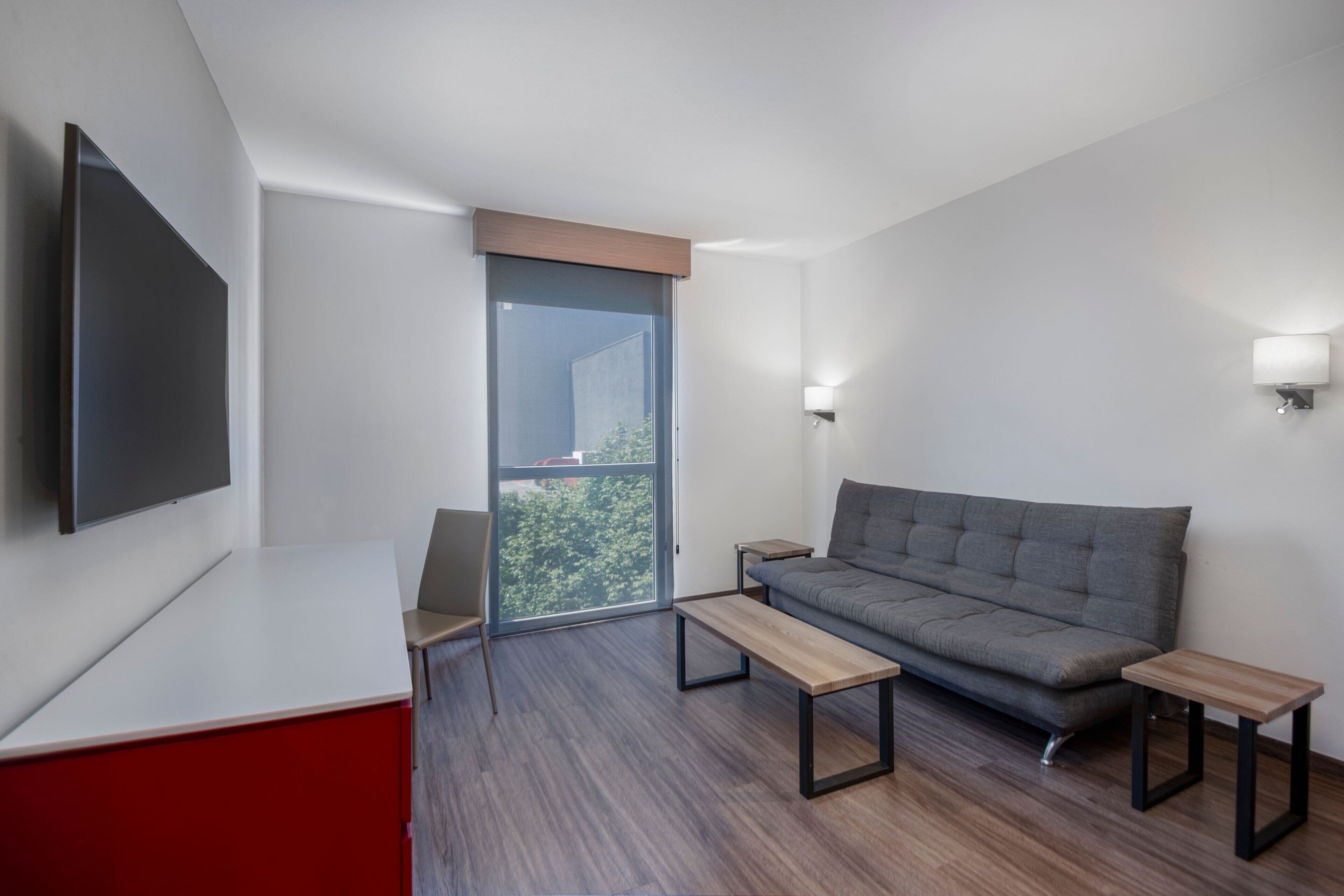 suite, 1 king bed with sofa bed, non smoking | in-room safe, desk, blackout curtains, iron/ironing board