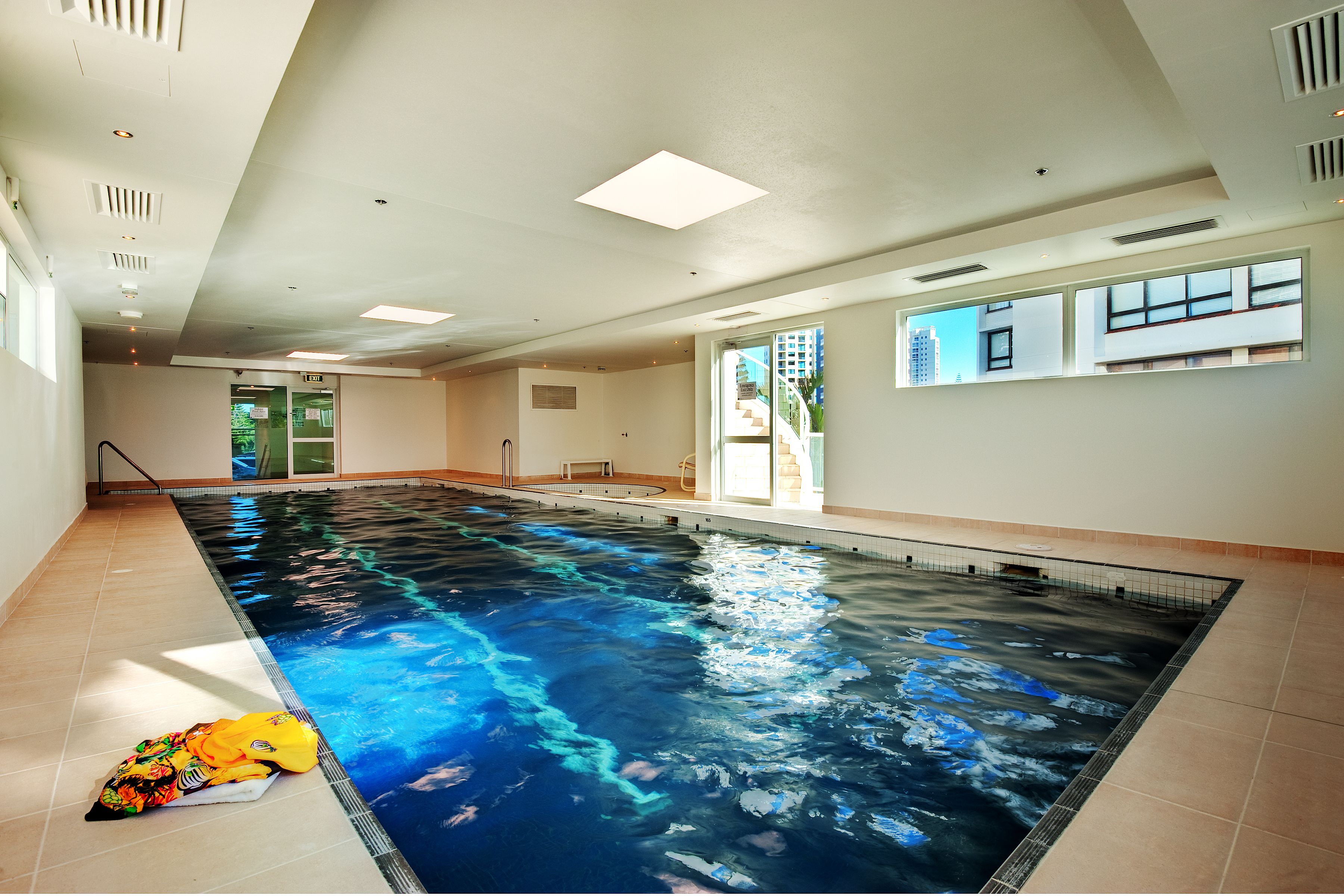indoor pool, outdoor pool