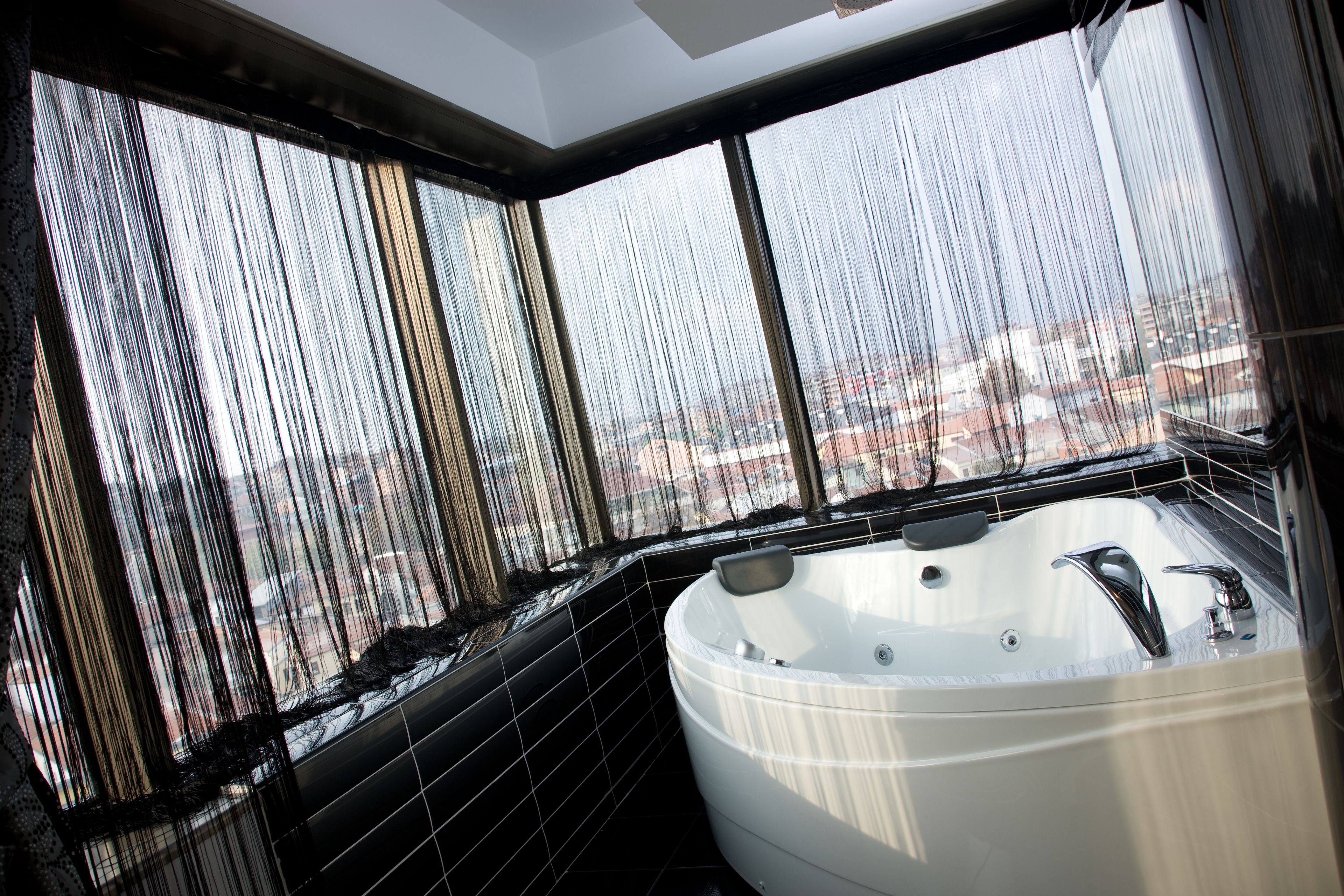 free toiletries, hair dryer, slippers, towels