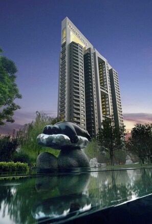 Front of property - evening/night
