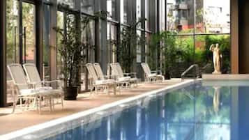 Indoor pool, outdoor pool