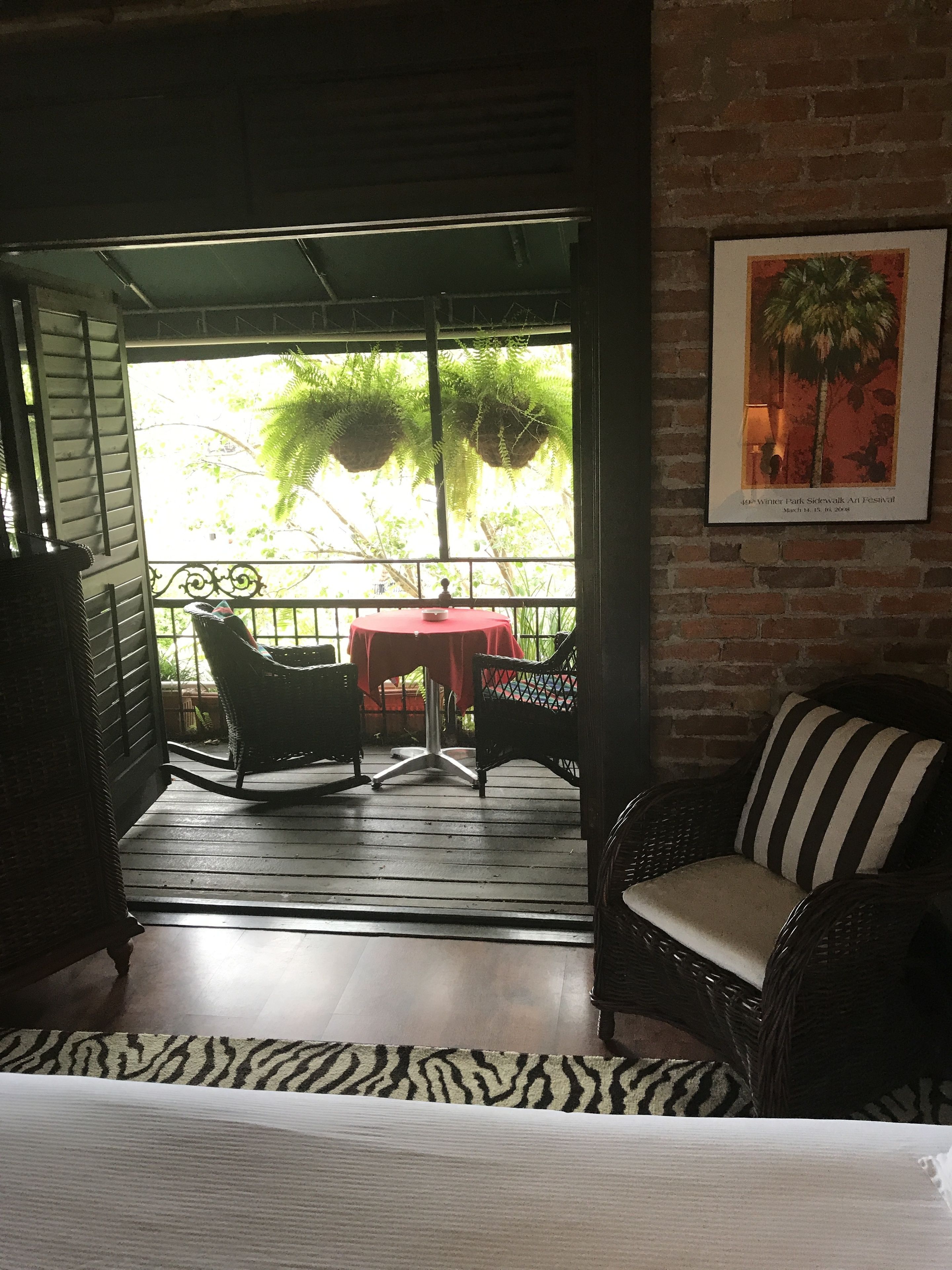 front side balcony suite, 1 king | balcony view