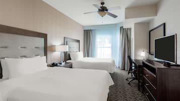 Suite, 2 Queen Beds | 1 bedroom, premium bedding, in-room safe, soundproofing