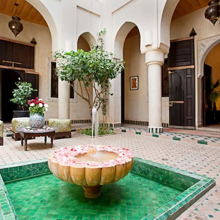 Superior room Riad Zaouia. | Courtyard