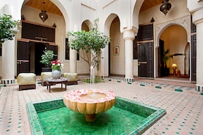 Superior room Riad Zaouia. | Gårdsplass