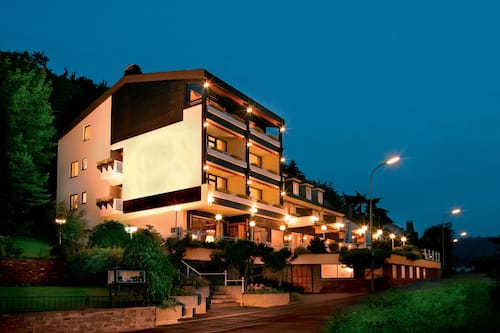 Front of property – evening/night
