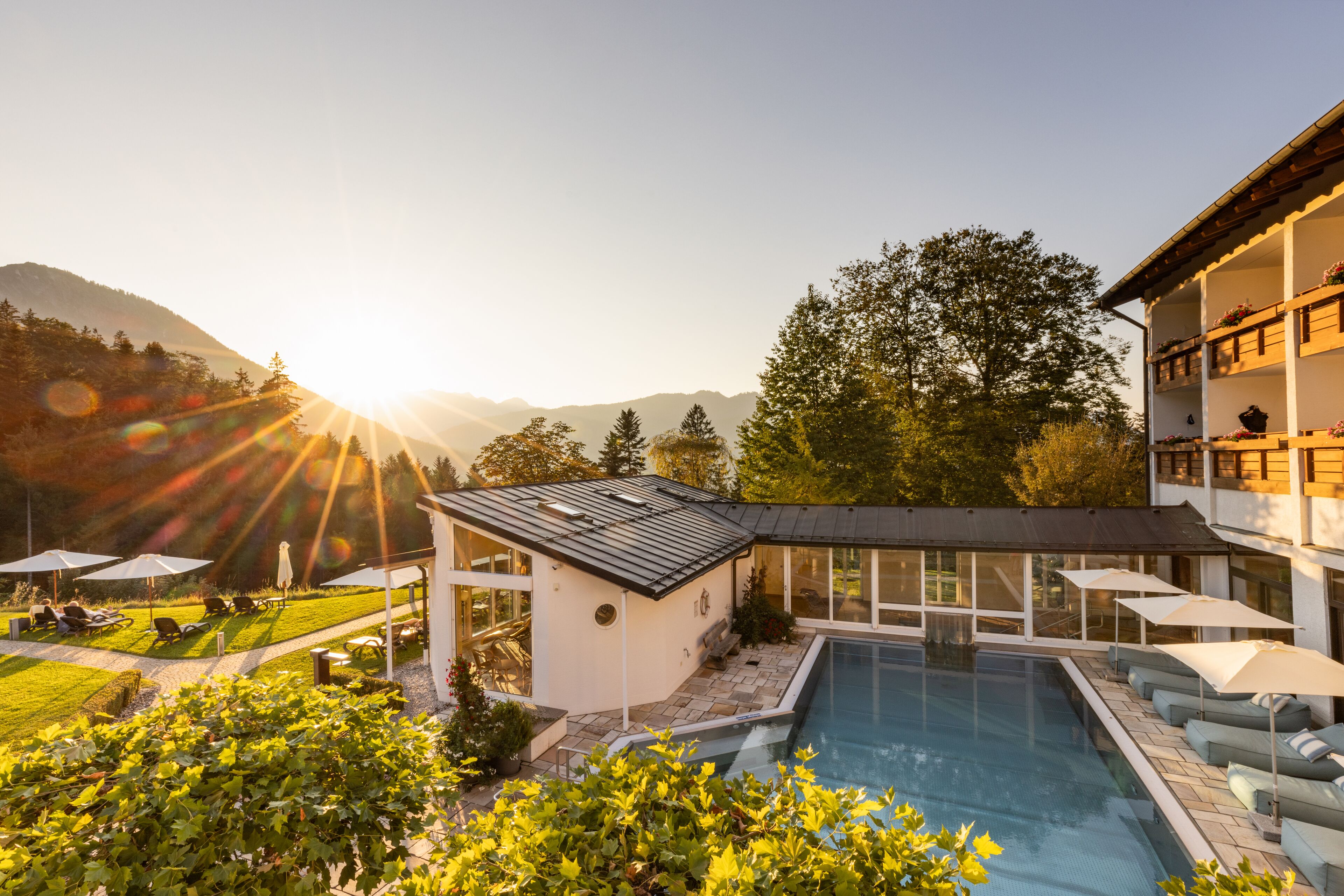 Indoor pool, outdoor pool, open 7:00 AM to 8:00 PM, pool umbrellas