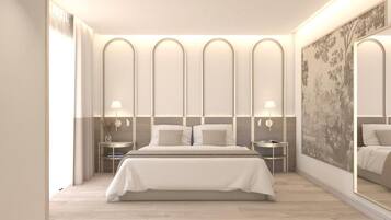 Ropa de cama hipoalergénica y minibar