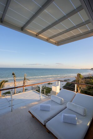 Beach Front Presidential Suite - Water Circuit Included | View from room - Blue Diamond Luxury Boutique - All Inclusive - Adults Only (Playa del Carmen)