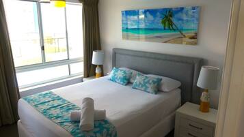 Individually decorated, individually furnished, iron/ironing board