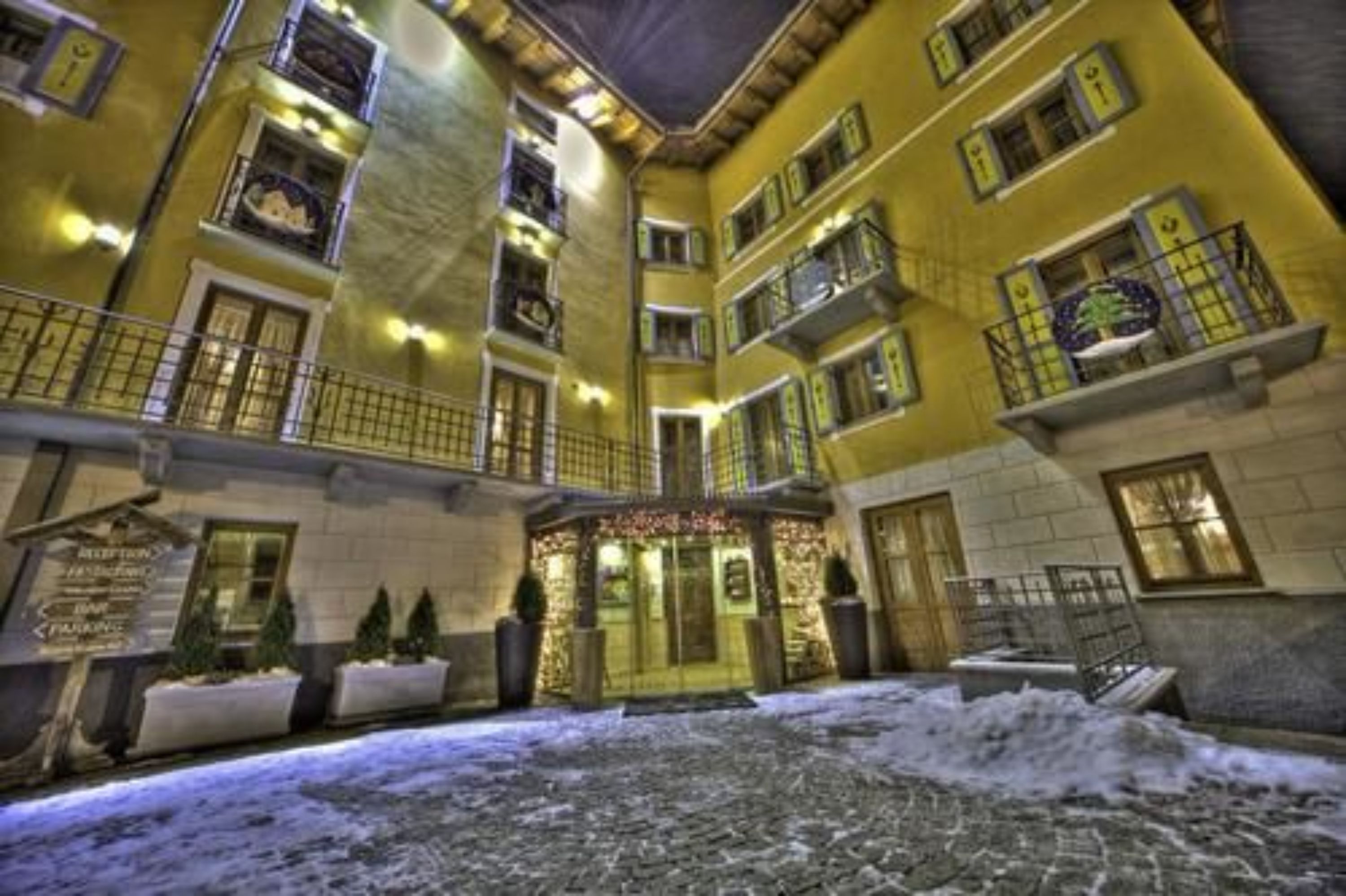 front of property – evening/night