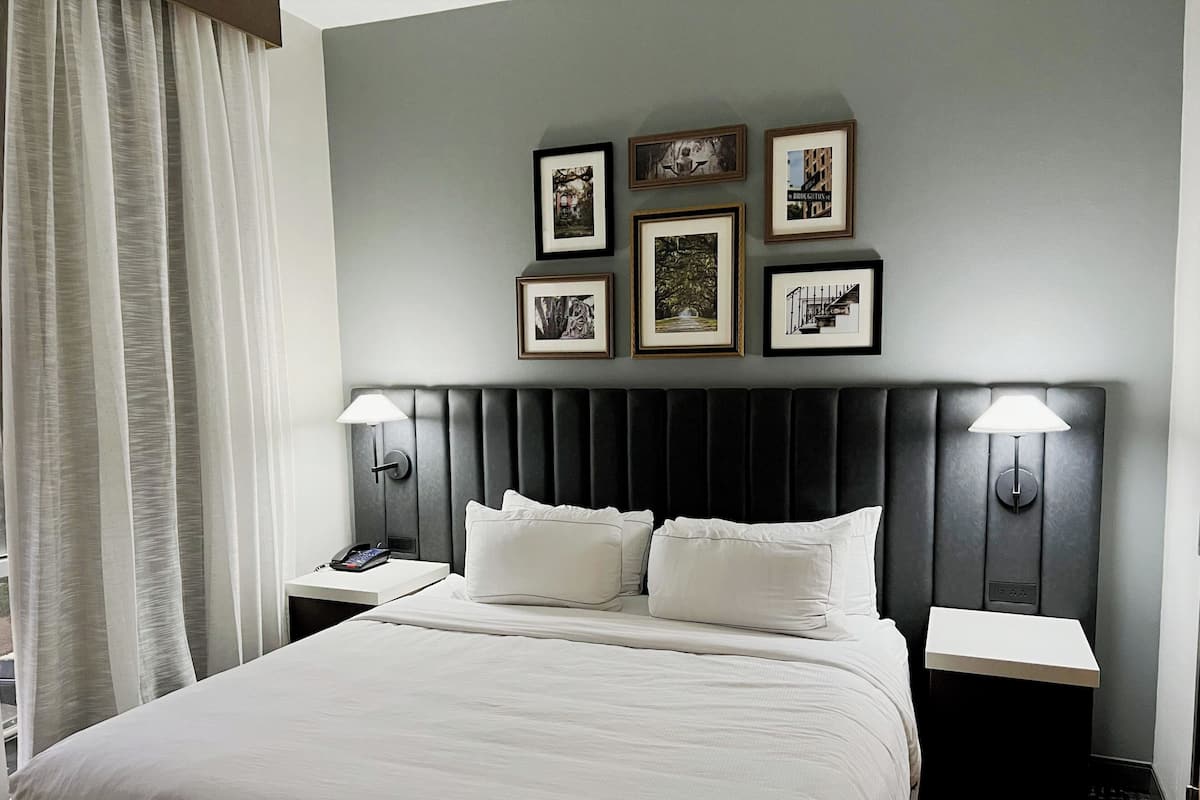 Premium bedding, pillow-top beds, in-room safe, blackout curtains