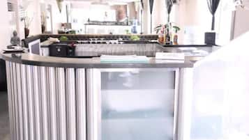 Check-in/check-out kiosk