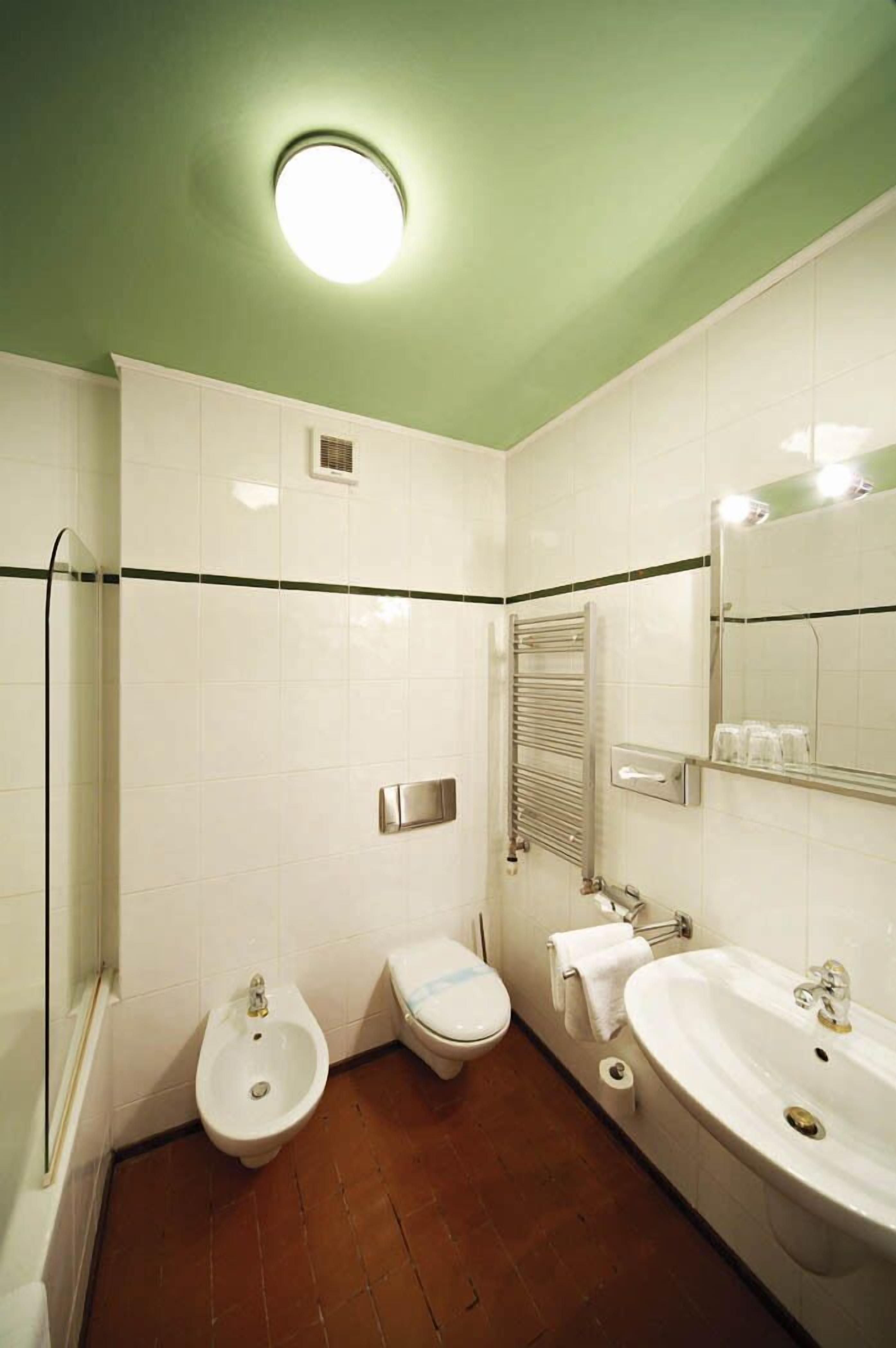 standard single room | bathroom | combined shower/bathtub, free toiletries, hair dryer, bidet