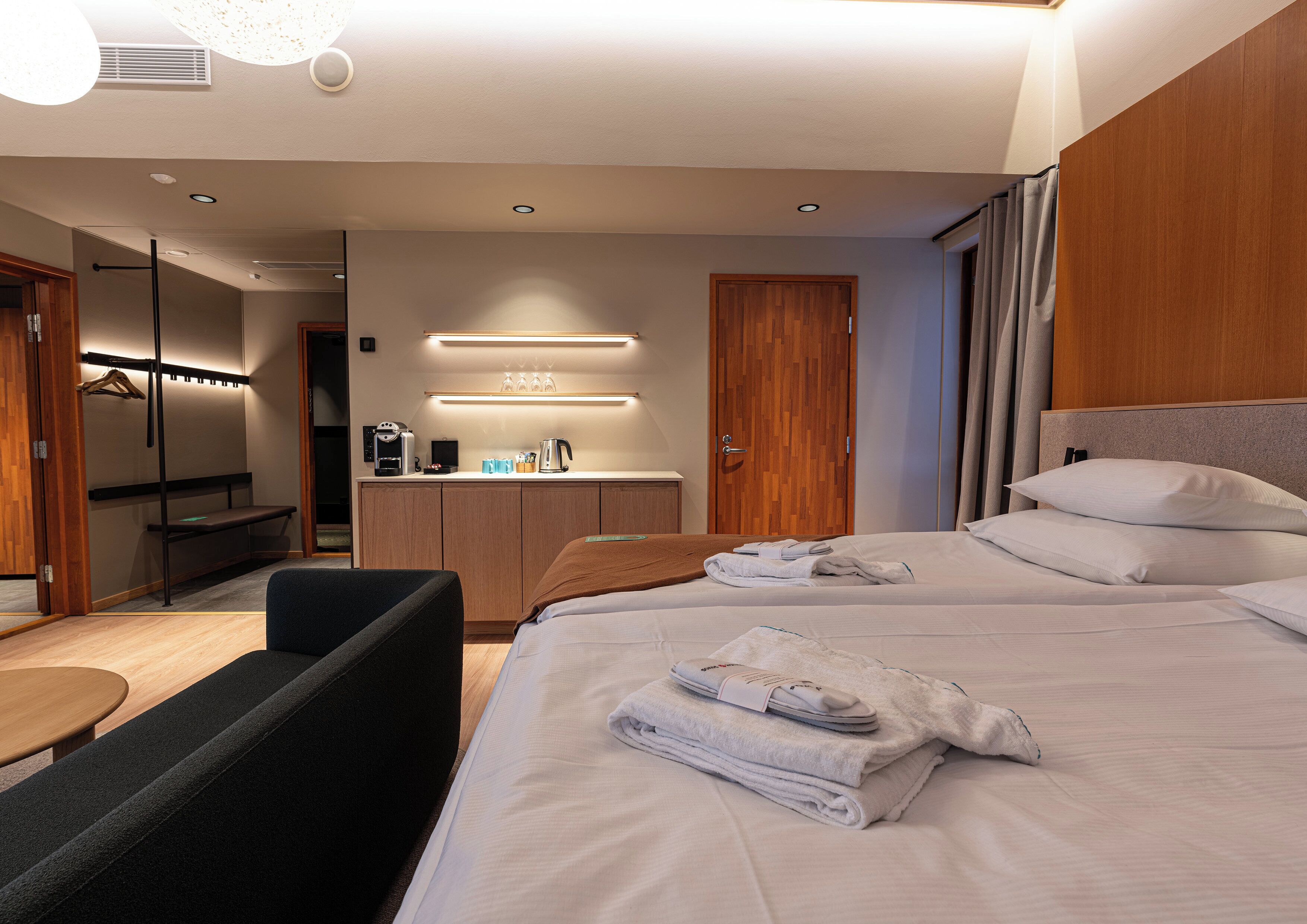 in-room safe, desk, blackout curtains, soundproofing