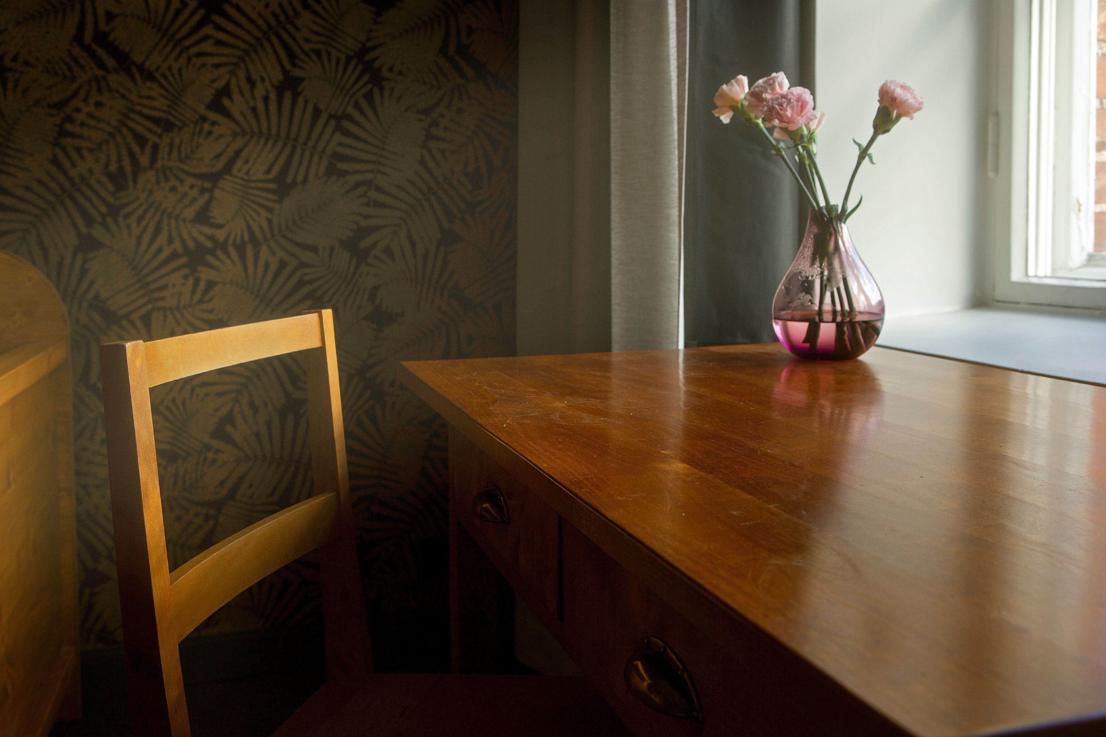 premium bedding, individually decorated, individually furnished, desk