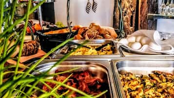 Daily buffet breakfast (EUR 15 per person)