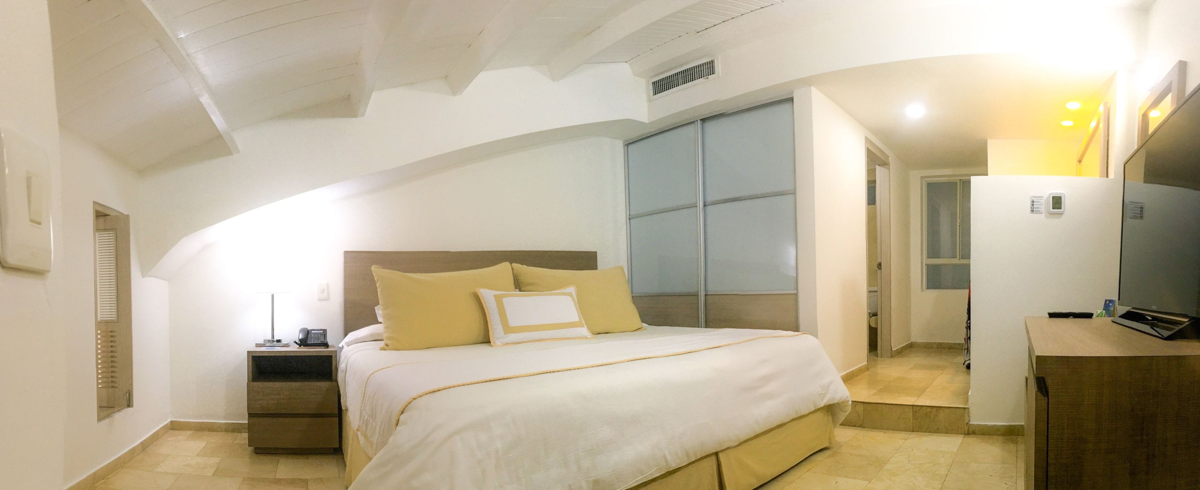 bungalow | premium bedding, down duvets, pillow-top beds, minibar