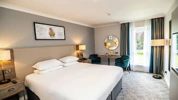 In-room safe, desk, laptop workspace, iron/ironing board