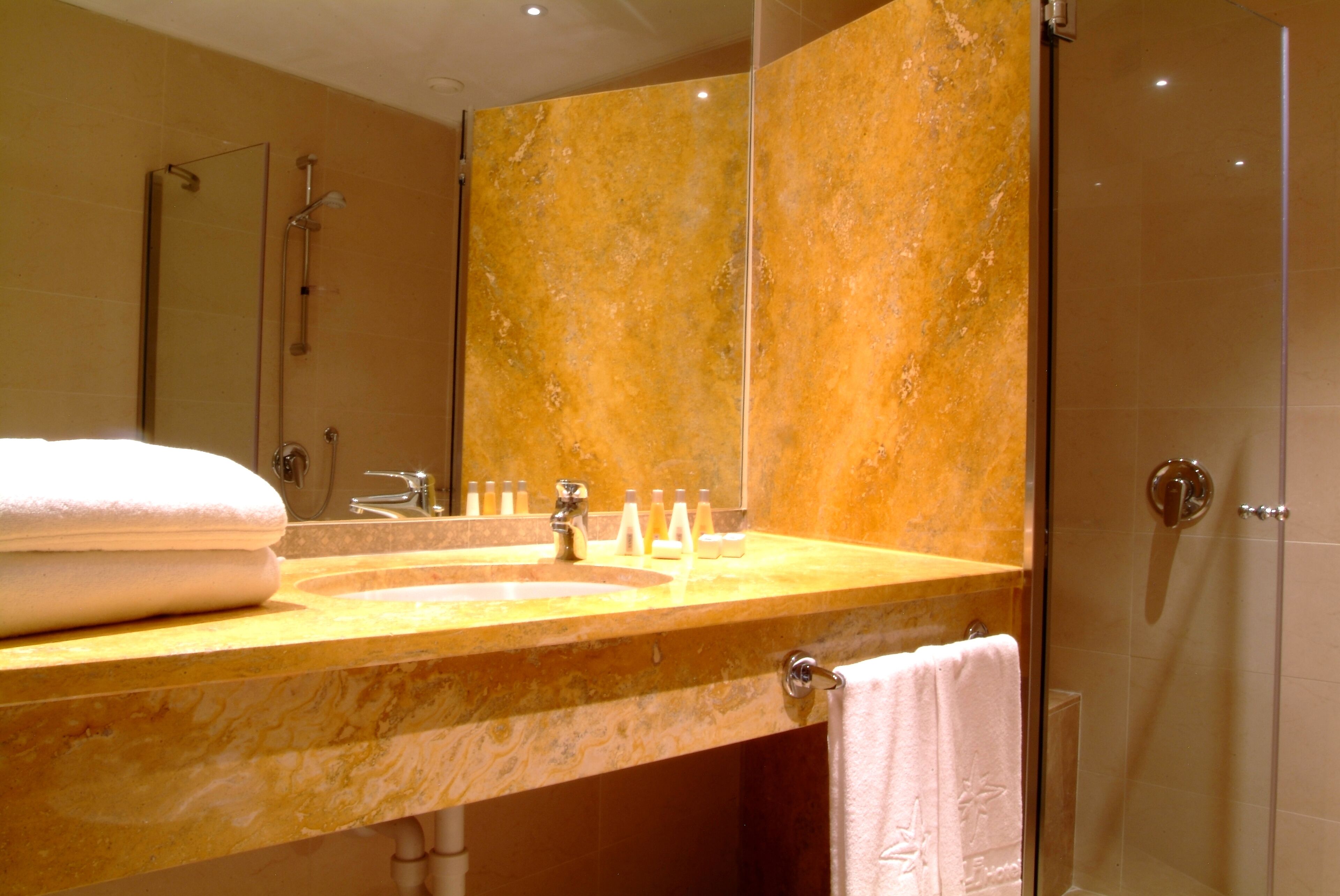 free toiletries, hair dryer, slippers, bidet