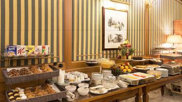 Daily buffet breakfast for a fee