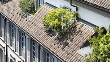 Blick von der Unterkunft