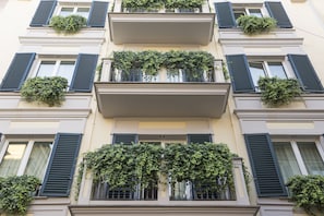 Façana frontal de l'allotjament