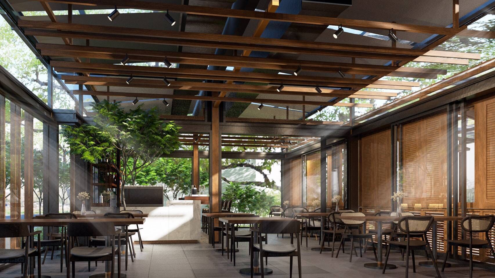 breakfast, lunch, dinner served; international cuisine