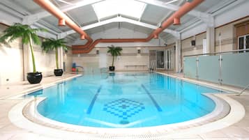 Indoor pool, outdoor pool