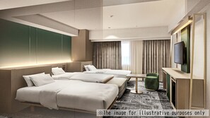 Superior Triple Room, Non Smoking | Premium bedding, down comforters, desk, blackout drapes