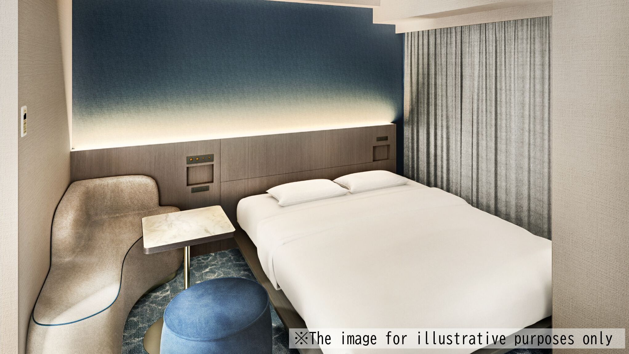 Premium bedding, down duvets, desk, blackout curtains