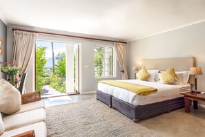 Deluxe Double Room, Garden Area | Egyptian cotton sheets, hypo-allergenic bedding, pillow-top beds