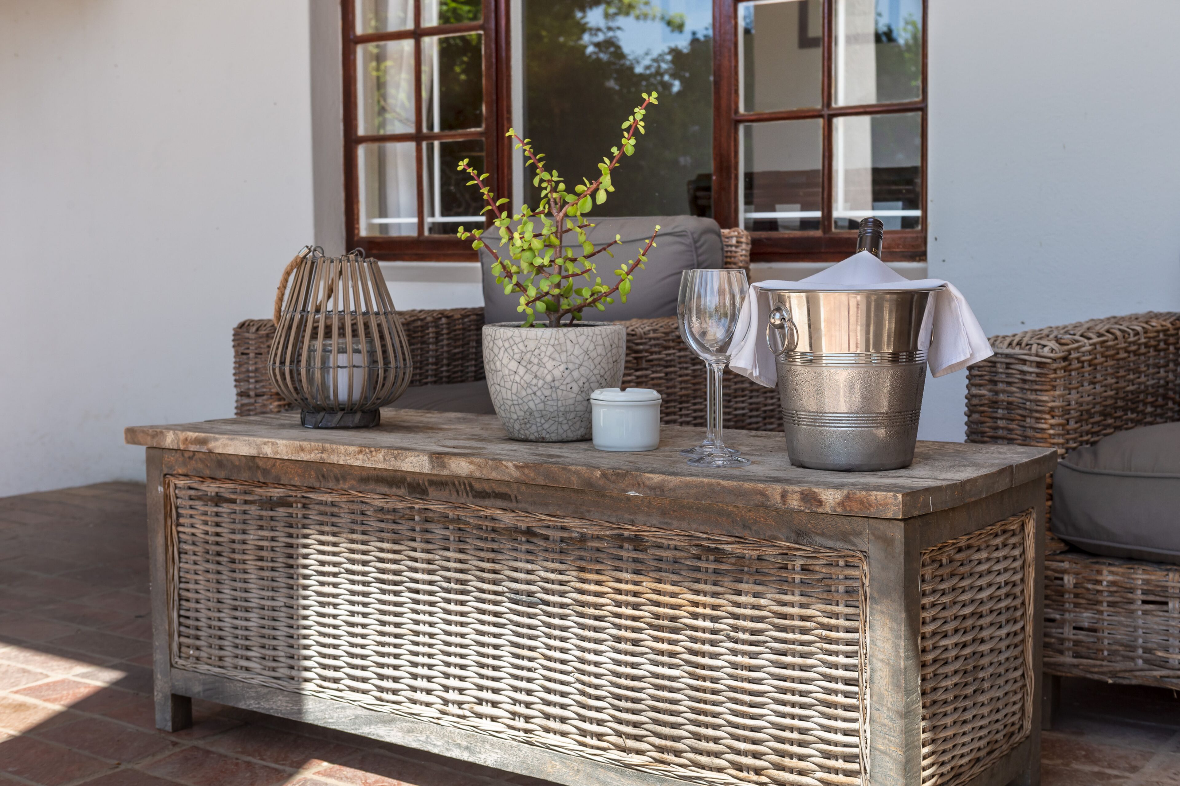 Familie suite, tuin | Terras