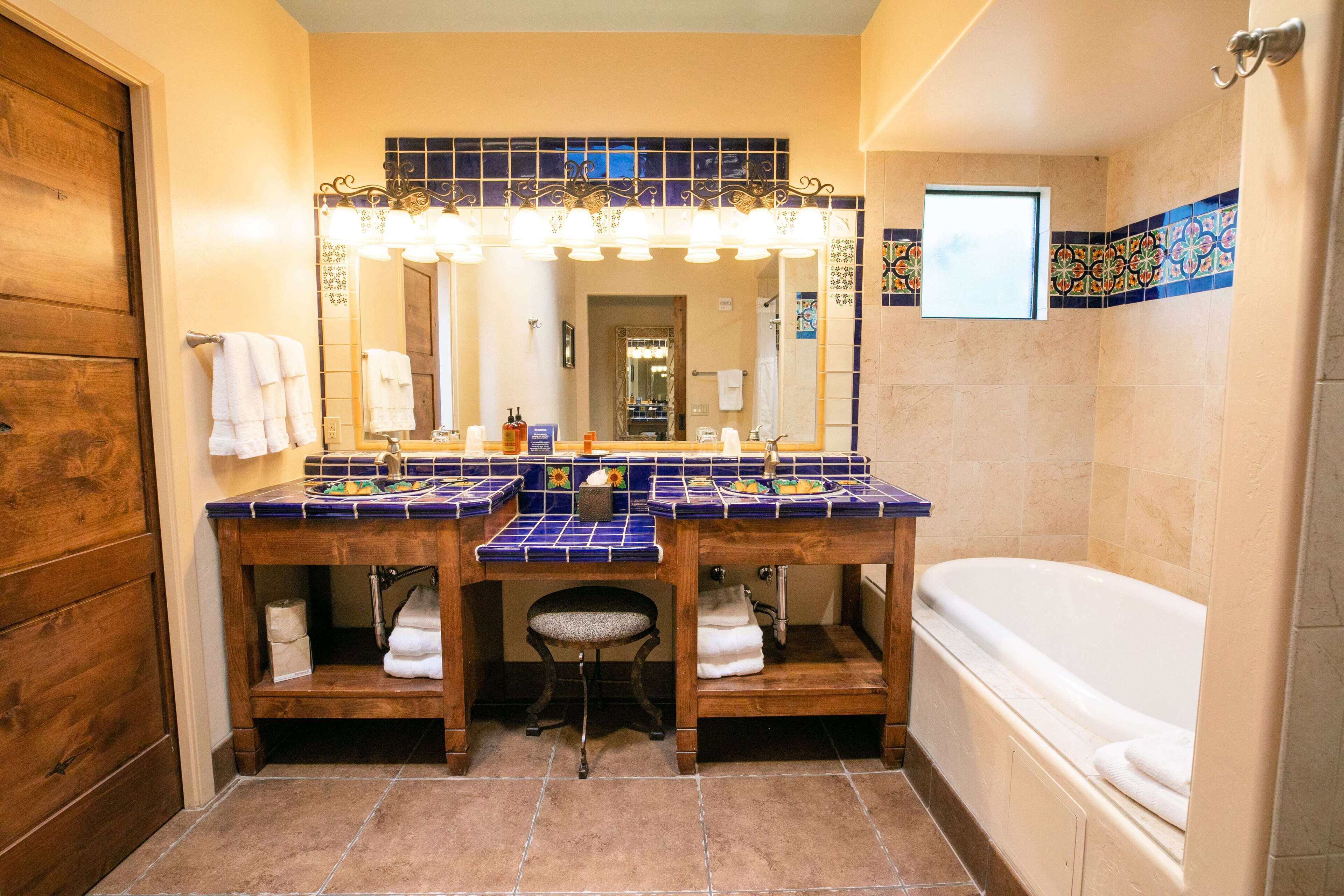 free toiletries, hair dryer, bathrobes, slippers