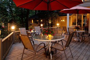 Superior Suite, 1 King Bed, Private Bathroom (Floral Bouquet Suite - 2nd Floor) | Terrace/patio - Heartstone Inn B&B & Cottages (Eureka Springs)