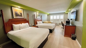 Habitación Deluxe, 2 camas Queen size | 1 habitación, escritorio, cortinas blackout y insonorización