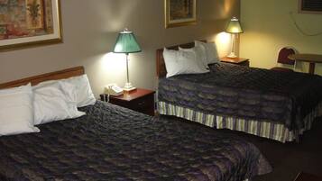 Desk, iron/ironing board, free WiFi, bed sheets