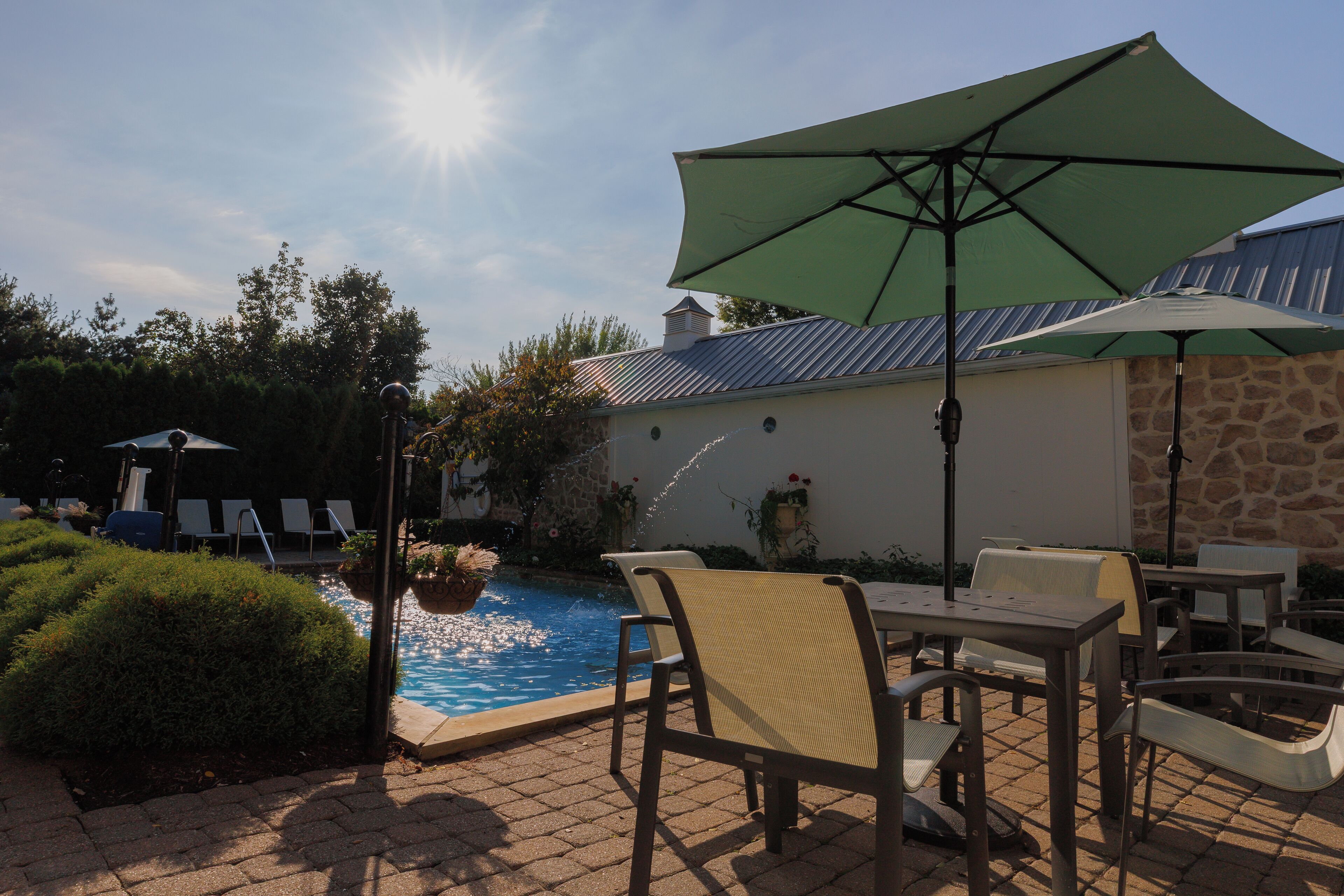 Seasonal outdoor pool