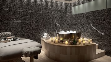 Sauna, steam room, body treatments, hydrotherapy, hot stone massages