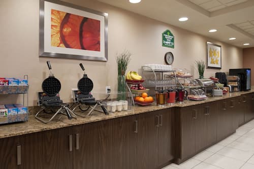 Free daily self-service breakfast