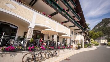 Majoituspaikan julkisivu